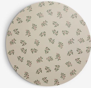 Tấm lót đĩa | ADVENT | polypropylen | be/xanh |Ø38cm