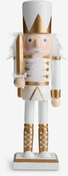 Tượng trang trí giáng sinh | VALI | gỗ | trắng | R7xD6xC25cm