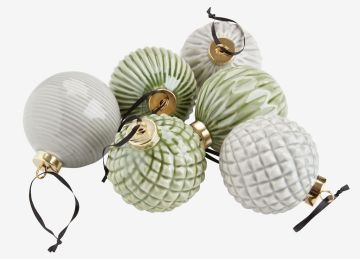 Hạt châu trang trí | PIBESTEN | sứ/sắt | nhiều màu | Ø8cm