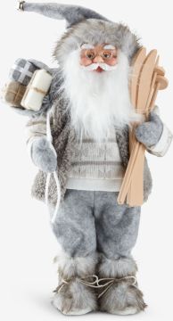 Ông già Noel | KARNEOL | nhựa PE/PS/polyester | xám/trắng | R24xD15xC41cm