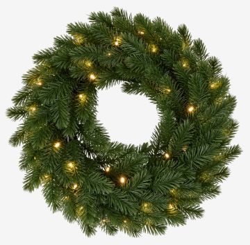 Vòng quấn trang trí | FENRIS | nhựa | xanh lá | Ø40xC7cm