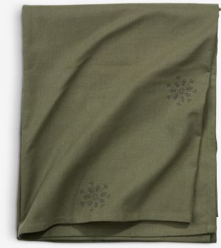 Khăn phủ bàn | STJERNESTEN | cotton | xanh lá | R140xD240cm