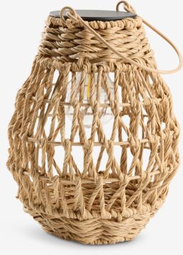 Đèn ngoài trời | BREMSE | Nhựa PP/thép | màu tự nhiên | Ø18xC22cm