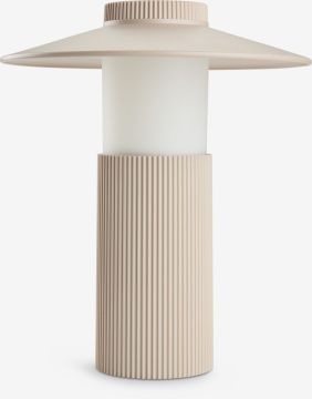 Đèn trang trí | SVANE | nhựa ABS/PP | màu cát | Ø21xC25cm