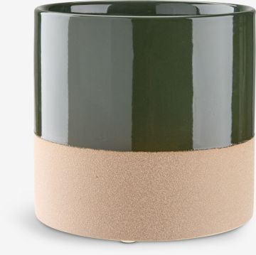 Chậu cây | KRAGE | gốm | màu tự nhiên | Ø16xC15cm