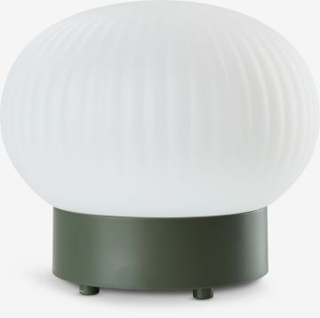 Đèn trang trí | STORFUGL | nhựa ABS/PE | trắng/xanh lá đậm | Ø15xC10cm