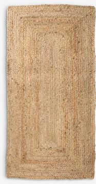Thảm phòng khách | SANDELTRE | sợi đay | màu tự nhiên | R70xD140cm