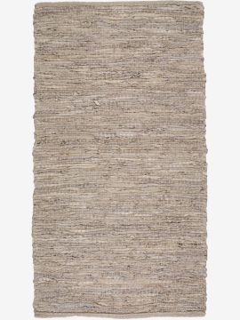 Thảm trang trí | KEJSERKRONE | da tái chế | xám | R65xD120cm