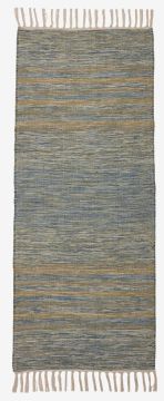 Thảm bếp | KUBJELLE | cotton | xanh lá/xanh | R65xD160cm