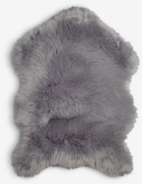 Thảm lông | TAKS | acrylic | xám | R60xD90cm