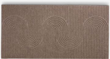 Thảm trải cửa | SKOGFAKS | polyester/polypropylene | nâu/be| R60xD120xC0.7cm