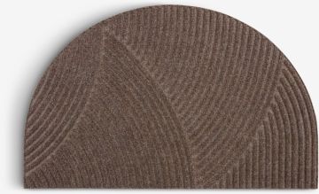 Thảm trải cửa | VITSIPPA | polyester/polypropylene | nâu/be| R50xD80xC0.7cm