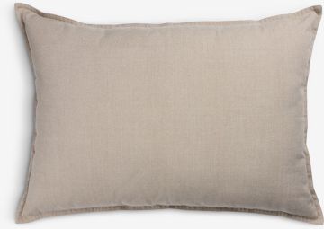 Gối tựa lưng | SANDSIV | polyester | màu cát | R50xD70cm