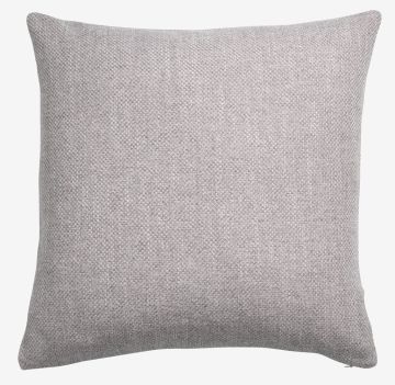 Vỏ gối trang trí | SPARRIS | polyester | xám nhạt | R40xD40cm
