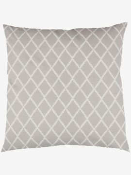 Vỏ gối trang trí | FLITTIGLISE | cotton/sợi fibre | xám nhạt | R50xD50cm