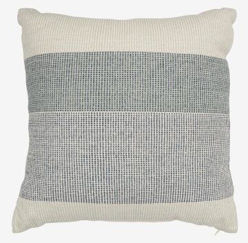 Gối trang trí | BERGFLETTE | cotton | xanh lá/xanh | R45xD45cm