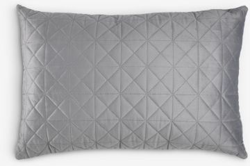 Gối tựa lưng | ENGBLOMME | polyester | xám | R60xD90cm