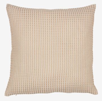 Vỏ gối trang trí | KORNBLOMST | polyester/cotton | be | R40xD40cm