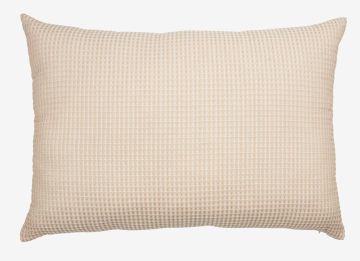 Gối tựa lưng | KORNBLOMST | polyester/cotton | be | R50xD70cm