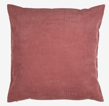 Vỏ gối trang trí | DUSKULL | polyester | hồng | R50xD50cm