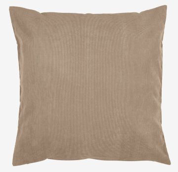 Vỏ gối trang trí | DUSKULL | polyester | vàng cát đậm | R50xD50cm