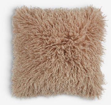 Gối trang trí | KRONVIKKE | polyester | vàng cát | R40xD40cm