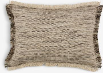 Gối trang trí | FJELLSYRE | polyester | be/xanh | R35xD50cm