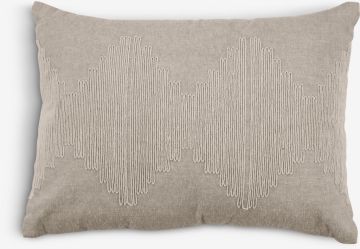 Gối trang trí | HIBISCUS | cotton | be/nâu | R35xD50cm