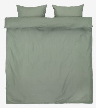 Bộ vỏ chăn gối đôi cotton | ELLEN | xanh |  R200xD220cm/R50x70cm