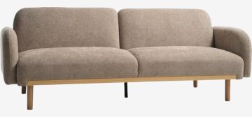 Sofa giường | BALKA | vải polyester | màu vàng cát | R214xS88/105xC80cm