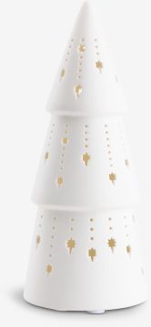 Cây thông Noel | GULDFLAGER | sứ | trắng | C23cm | LED
