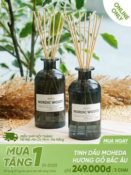 Tinh dầu thơm | MOHEDA | hương gỗ bắc âu | Ø5xC11cm | 120ml