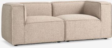Sofa 2 chỗ | SKIBBY | vải polyester | vàng cát | R186xS93xC69cm