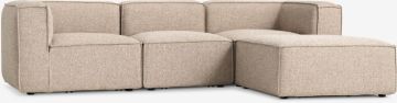 Sofa đổi góc | SKIBBY |vải polyester | vàng cát | R258xS183xC69cm