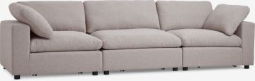 Sofa 3 chỗ | LUNDBY | vải polyester | vàng cát | R294xS98xC81cm