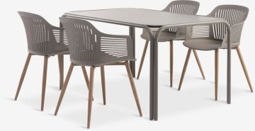 Bộ bàn ăn RAUMA D140 + VANTORE