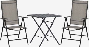 Bộ bàn ghế bistro | SANDVIKA/MELLBY | đen | R65xD65xC70cm/R55xS68xC106cm
