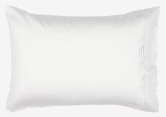 Vỏ gối cotton sateen | EA | trắng | R50xD70cm