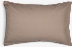 Vỏ gối cotton | GRO | m&agrave;u c&aacute;t đậm | R50xD70cm