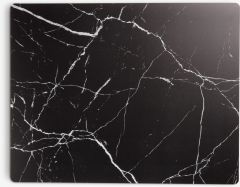 Tấm l&oacute;t đĩa | HVITROT | nhựa PP | m&agrave;u đ&aacute; cẩm thạch/đen | R33xD42cm