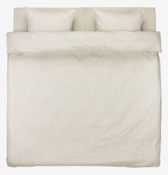 Bộ vỏ chăn gối đ&ocirc;i k&egrave;m ga cotton | KARMEN | m&agrave;u v&agrave;ng c&aacute;t | R200xD220cm/R240xD260cm/R50xD70cm