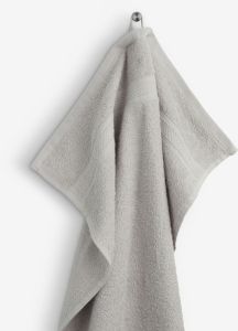 Khăn tắm cotton | UPPSALA | xám nhạt | R30xD50cm