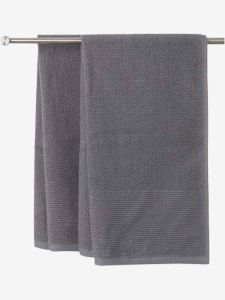 Khăn tắm cotton | GISTAD | xám | R65xD130cm