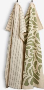 Bộ 2 khăn đa năng cotton | SVALEURT | nhiều m&agrave;u | R50xD70cm