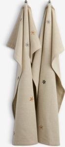 Bộ 2 khăn đa năng cotton | VANDMYNTE | nhiều m&agrave;u | R50xD70cm