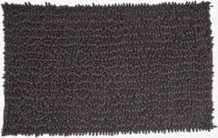 Thảm ph&ograve;ng tắm | ROSVIK | polyester | ghi đậm | R50xD80cm