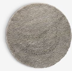 Thảm ph&ograve;ng tắm | KARLSTAD | polyester | x&aacute;m nhạt | &Oslash;70cm