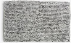 Thảm ph&ograve;ng tắm | BERGBY | polyester | x&aacute;m nhạt | R50xD80cm