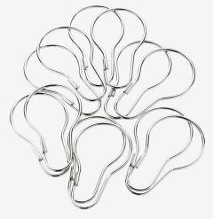 M&oacute;c treo r&egrave;m tắm | VARA | kim loại | m&agrave;u kim loại | bộ 12 chiếc