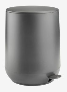 Thùng rác | OXIE | kim loại/nhựa ABS | xám đậm | Ø23xC28cm | 5L